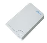 White Mobile Universal Portable Power Bank 3000mAh For iPhone / Samsung / Nokia With Dual USB