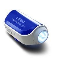 LED Torches Step Counter Pedometer with OEM Logo Print