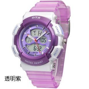 New Fashion Sport OTS Wrist Watch,Water-Resist,Chronograph,Alarm,Calendar,EL Backlight