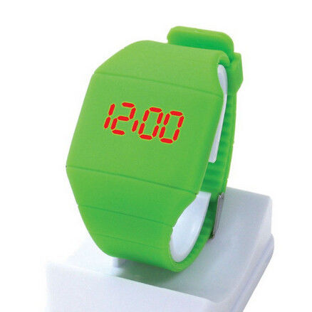 1 ATM LED Digital Wrist Watch For Man / Women With Interchangeable Strap