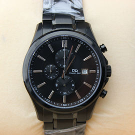 10 ATM Water Resistant Stainless Steel Quartz Watch, Men Chronograph Sports Watch 78008G-2B2