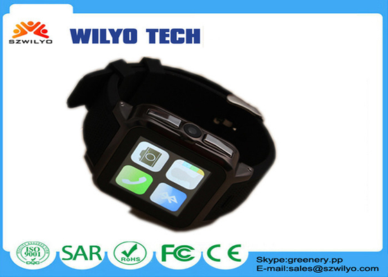 WB15 Manual Mens Digital Watches , Bluetooth Smartphone Watch Black 1.54 Inch Touch Screen Gsm