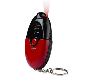 Auto power-off Mini keychain digital Led Alcohol Tester semiconductor sensor inside