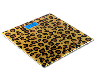 personalized thinner Electronic Bathroom Scales leopard printable H 26mm