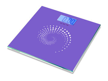 home Electronic Bathroom Scales accurate / Digital Weighing Scales purple