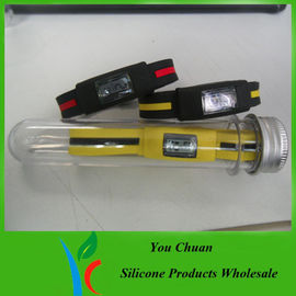 Silkscreen printed and pantone color silicon wristband watches With Logo printed
