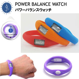 Wholesale Sports Silicone Wristband Watch with negative ions