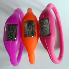 Anti-Vibration Silicone Wristband Watch , Anion Sports Bracelet Wrist Watch , Flexible Design
