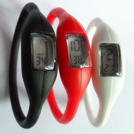 Anti-Vibration Silicone Wristband Watch , Anion Sports Bracelet Wrist Watch , Flexible Design