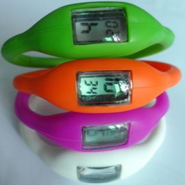 Environmental Silicone Wristband Watch With Electronic Drive , Anti - Vibration