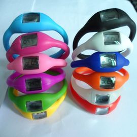 Environmental Silicone Wristband Watch With Electronic Drive , Anti - Vibration