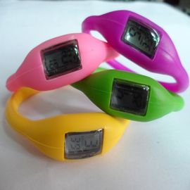 Pms Colors Silicone Wristband Watch Rubber Jelly Ion Anion Wristwatch With Silk-Screen Printed