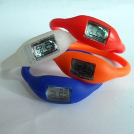 Pms Colors Silicone Wristband Watch Rubber Jelly Ion Anion Wristwatch With Silk-Screen Printed