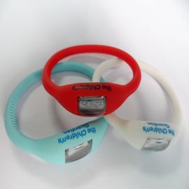100% Eco-Friendly Silicone Wristband Watch , Anion Negative Ion Sports Wrist Swim Watch