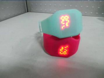 Waterproof Silicone Wristband Watch , Sports Led Touch Screen Watch