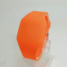 Touch Screen Watch Blinking Silicone Wristband Watch With Custom Logo