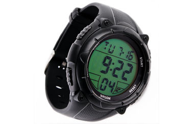 LCD EL Backlight Multifunction Digital Watch 3 ATM Water Resistant