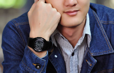 Multifunction Digital Watch Military Men 3 ATM LCD Wrist Watches