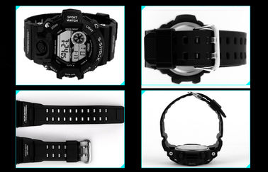 EL Backlight Daily Alarm Sport Watch 12 / 24 hour Mans Digital Watches