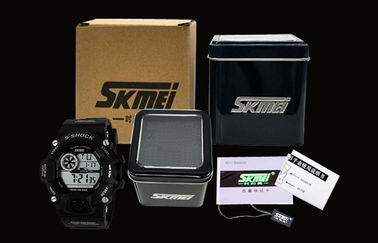 EL Backlight Daily Alarm Sport Watch 12 / 24 hour Mans Digital Watches