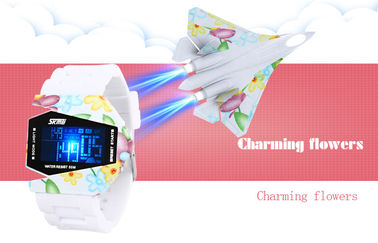 Multifunction Digital Watch Unisex EL Backlight 3 ATM Military Wristwatch