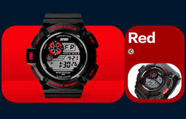 LCD Screen Multifunction Digital Watch
