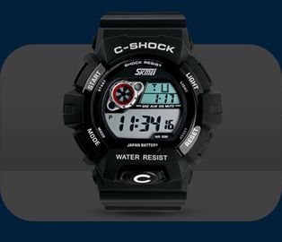 5 ATM Multifunction Digital Watch Water Resistant , LCD Wrist Watch