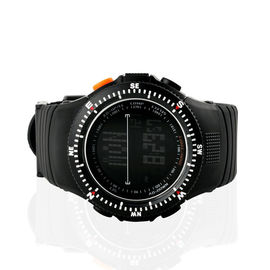 Black LCD Multifunction Digital Watch With EL Back Light