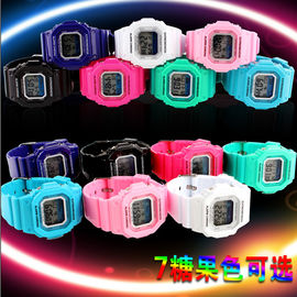 Pink Multifunction Digital Watch For Kids , 12H / 24H Formats