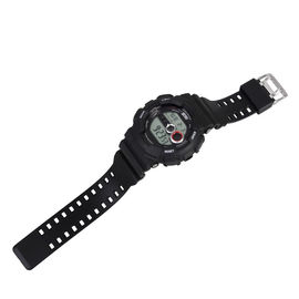 Black Sports Multifunction Digital Watch Alarm Stopwatch Function For Men