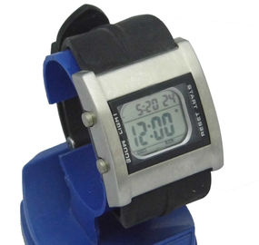 Multifunction Digital Watch Rectangular EL Backlight G-shock Vibration Wristwatch