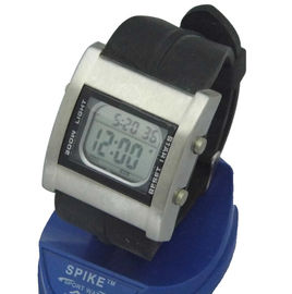 Multifunction Digital Watch Rectangular EL Backlight G-shock Vibration Wristwatch