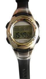 Men Multifunctional Digital Watch Countdown Timer Muslim Prayer Watch