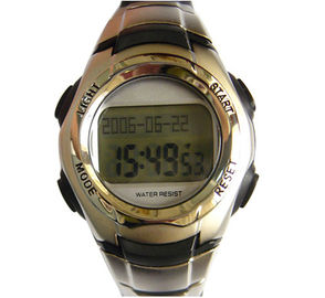 Men Multifunctional Digital Watch Countdown Timer Muslim Prayer Watch