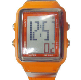Multifunction Mens LED Digital Sport Watches With 1/100 Stopwatch