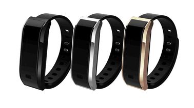Unisex Multifunction OLED Digital Watch , Aluminium Alloy Rubber Band Bluetooth Smart Watch