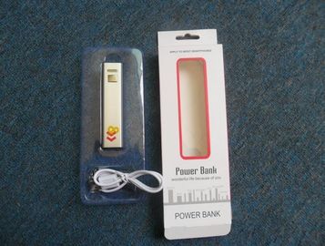 2600mAh Metal USB Portable Power Bank , Red  Pink  Green Silver black