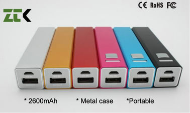 Universal Lipstick Mini Power Bank 2600mah For Mobile Phone /  Ipod