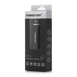 Round Tube Thin Portable Power Bank 5000mAh For Samsung Galaxy S5 LG G3