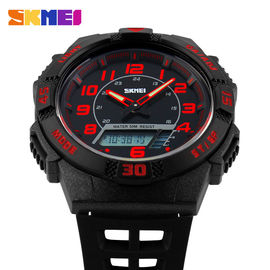 2 Times Zone Analog Digital Wrist Watch With Customize Brand Logo
