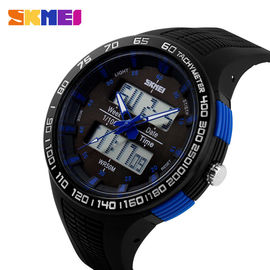 Original  PU Strap 50M Deep Waterproof  Analog Digital Watch For Fitness Sport Lover