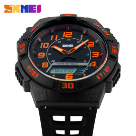 PC Plastic Analog Digital Wrist Watch LCD Japanese Movement