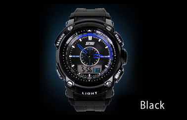 5 ATM Analog Digital Wrist Watch , ABS Case LCD Display Wrist Watches