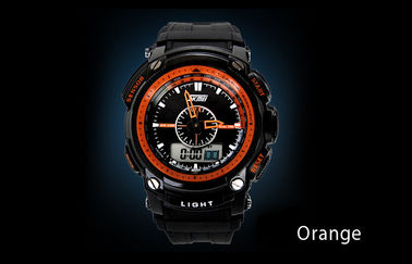 5 ATM Analog Digital Wrist Watch , ABS Case LCD Display Wrist Watches
