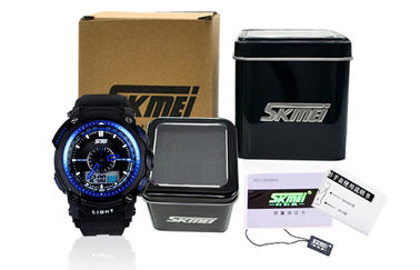 5 ATM Analog Digital Wrist Watch , ABS Case LCD Display Wrist Watches