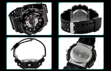 Women Dual Time Sports Watch EL Backlight With Japanese Battery