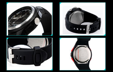 Lady Round Multifunction Analog Digital Wrist Watch With Hourly Chime