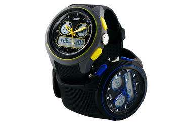 Lady Round Multifunction Analog Digital Wrist Watch With Hourly Chime