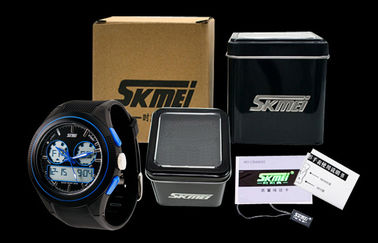 Lady Round Multifunction Analog Digital Wrist Watch With Hourly Chime