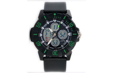 Leisure Unisex EL Backlight 5 ATM Analog Digital Wrist Watch With Rotating Bezel
